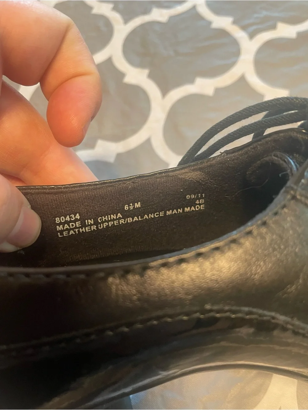 Clarks Bendables Honest Lace-Up Patent Leather Oxford Heels icon goth witchy 6.5